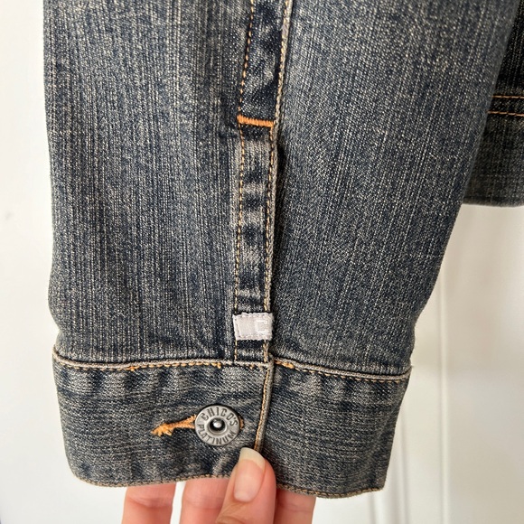 Chicos Platinum denim stretch jacket - Picture 4 of 8